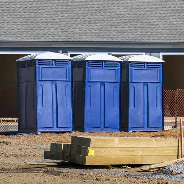 how do you dispose of waste after the portable restrooms have been emptied in Kingsland